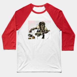 Wolf Man Rock Baseball T-Shirt